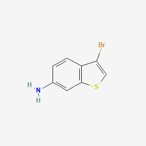 molecular formula C8H6BrNS B1515017 3-Bromobenzo[b]thiophen-6-amine 