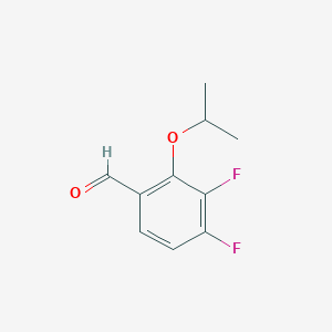 molecular formula C10H10F2O2 B1515040 3,4-Difluoro-2-propan-2-yloxybenzaldehyde 