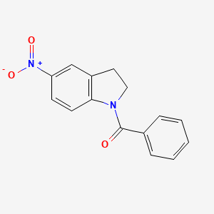 (5-nitro-2,3-dihydro-1H-indol-1-yl)(phenyl)methanone