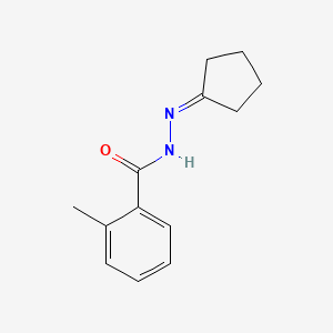 N'-cyclopentylidene-2-methylbenzohydrazide