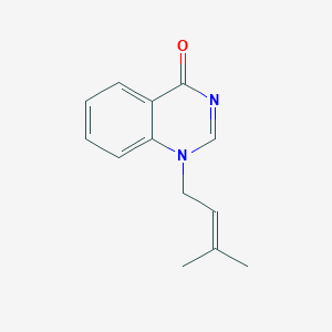 molecular formula C13H14N2O B1515051 1-(3-Methylbut-2-en-1-yl)quinazolin-4(1H)-one 