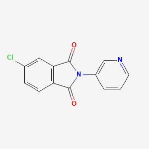 5-chloro-2-(pyridin-3-yl)-1H-isoindole-1,3(2H)-dione