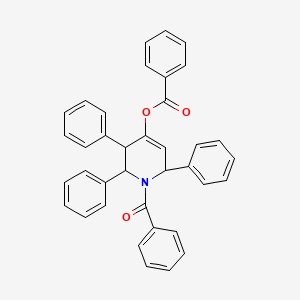 2,3,6-Triphenyl-1-(phenylcarbonyl)-1,2,3,6-tetrahydropyridin-4-yl benzoate