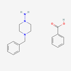 molecular formula C18H23N3O2 B1515064 4-Benzylpiperazin-1-amine benzoate 