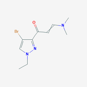 1-(4-Bromo-1-ethylpyrazol-3-yl)-3-(dimethylamino)prop-2-en-1-one