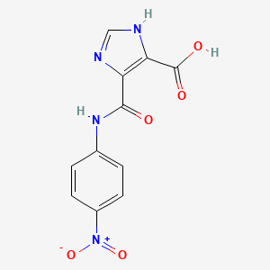 5-(4-Nitro-phenylcarbamoyl)-1H-imidazole-4-carboxylic acid