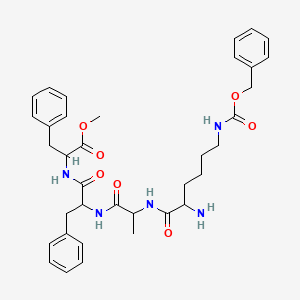 methyl N~6~-[(benzyloxy)carbonyl]lysylalanylphenylalanylphenylalaninate