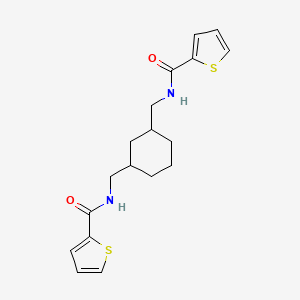 Cyclohexane, 1,3-bis[(thiophene-2-carbonyl)amino]methyl-