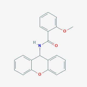 2-methoxy-N-(9H-xanthen-9-yl)benzamide