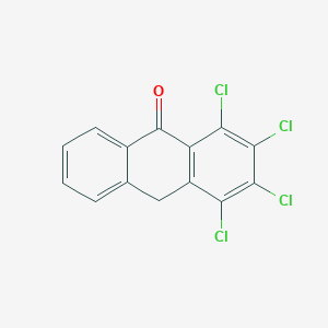 molecular formula C14H6Cl4O B1515108 1,2,3,4-Tetrachloroanthracen-9(10H)-one 