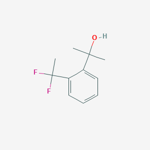 molecular formula C11H14F2O B1515113 2-(2-(1,1-Difluoroethyl)phenyl)propan-2-ol 