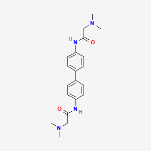 N,N'-biphenyl-4,4'-diylbis[2-(dimethylamino)acetamide] (non-preferred name)