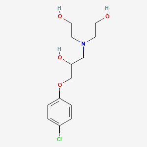 1-[Bis(2-hydroxyethyl)amino]-3-(4-chlorophenoxy)propan-2-ol