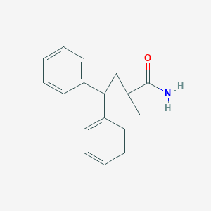 molecular formula C17H17NO B1515128 1-Methyl-2,2-diphenylcyclopropanecarboxamide 