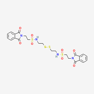 2-(1,3-Dioxoisoindol-2-YL)-N-[2-({2-[2-(1,3-dioxoisoindol-2-YL)ethanesulfonamido]ethyl}disulfanyl)ethyl]ethanesulfonamide