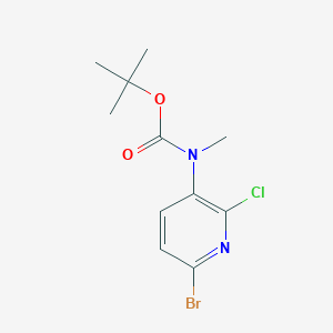 tert-Butyl (6-bromo-2-chloropyridin-3-yl)(methyl)carbamate