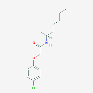 2-(4-chlorophenoxy)-N-(heptan-2-yl)acetamide