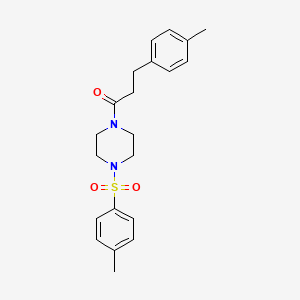 1-[4-(4-Methylbenzenesulfonyl)piperazin-1-yl]-3-(4-methylphenyl)propan-1-one