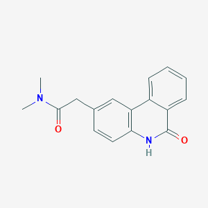 N,N-dimethyl-2-(6-oxo-5,6-dihydrophenanthridin-2-yl)acetamide