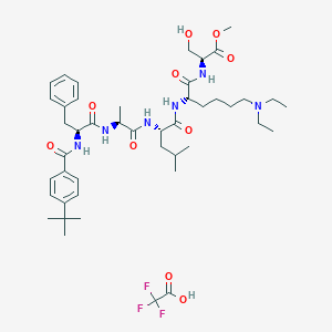 Bz(4-tBu)-Phe-Ala-Leu-Lys(Et2)-Ser-OMe.TFA