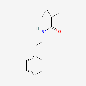 molecular formula C13H17NO B1515171 1-Methyl-N-phenethylcyclopropanecarboxamide 