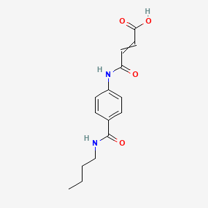 4-[4-(Butylcarbamoyl)anilino]-4-oxobut-2-enoic acid