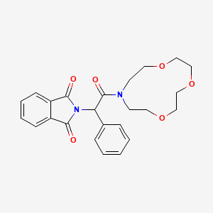 2-[2-oxo-1-phenyl-2-(1,4,7-trioxa-10-azacyclododecan-10-yl)ethyl]-1H-isoindole-1,3(2H)-dione