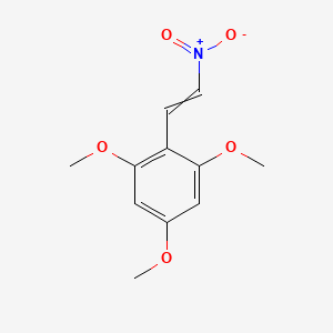 molecular formula C11H13NO5 B1515188 1,3,5-Trimethoxy-2-(2-nitroethenyl)benzene CAS No. 216433-58-8