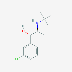molecular formula C13H20ClNO B015152 (1S,2S)-2-(叔丁基氨基)-1-(3-氯苯基)丙醇 CAS No. 92264-82-9