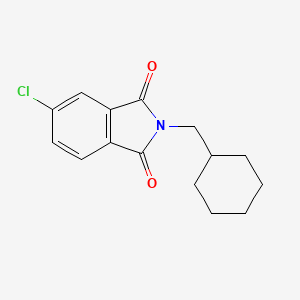 5-Chloro-2-(cyclohexylmethyl)isoindole-1,3-dione