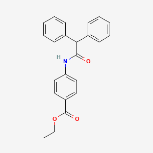 Ethyl 4-[(diphenylacetyl)amino]benzoate