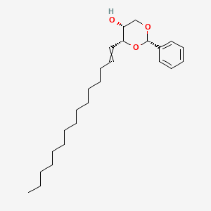 molecular formula C25H40O3 B1515209 (2S,4R,5R)-4-Pentadec-1-enyl-2-phenyl-1,3-dioxan-5-ol 