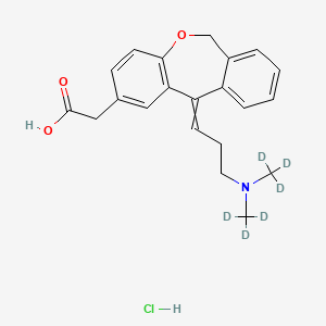 molecular formula C21H24ClNO3 B1515211 Olopatadine-d6 Hydrochloride CAS No. 1217229-05-4