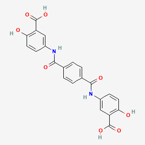 3,3'-[Benzene-1,4-diylbis(carbonylimino)]bis(6-hydroxybenzoic acid)