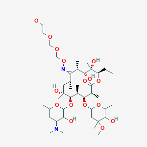 molecular formula C42H78N2O16 B1515224 (9E)-Erythromycin 9-[O-[[(2-Methoxyethoxy)methoxy]methyl]oxime] 