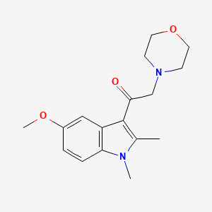 1-(5-methoxy-1,2-dimethyl-1H-indol-3-yl)-2-(morpholin-4-yl)ethanone