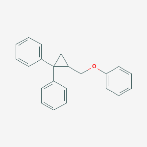molecular formula C22H20O B1515235 (2-(Phenoxymethyl)cyclopropane-1,1-diyl)dibenzene 