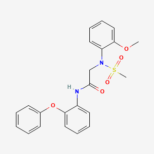 N~2~-(2-methoxyphenyl)-N~2~-(methylsulfonyl)-N-(2-phenoxyphenyl)glycinamide