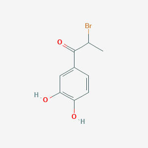 molecular formula C9H9BrO3 B1515266 2-Bromo-1-(3,4-dihydroxyphenyl)propan-1-one 