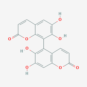 molecular formula C18H10O8 B1515289 Isoeuphorbetin CAS No. 50886-61-8