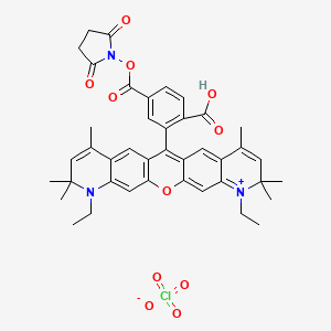 molecular formula C41H42ClN3O11 B1515295 ATTO 590 NHS 酯 CAS No. 670269-33-7