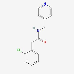 2-(2-chlorophenyl)-N-(pyridin-4-ylmethyl)acetamide