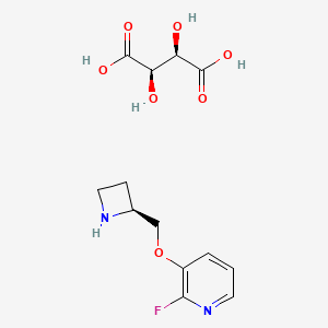 molecular formula C13H17FN2O7 B1515305 2-Fluoro-A 85380 Tartrate Salt CAS No. 209530-93-8