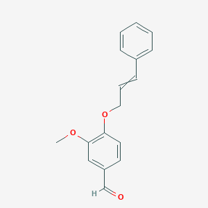 3-Methoxy-4-(3-phenylprop-2-enoxy)benzaldehyde