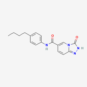 N-(4-butylphenyl)-3-oxo-2,3-dihydro[1,2,4]triazolo[4,3-a]pyridine-6-carboxamide