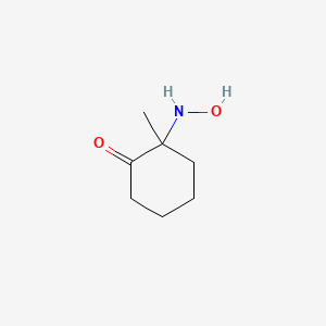 2-(Hydroxyamino)-2-methylcyclohexan-1-one