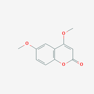 molecular formula C11H10O4 B1515309 4,6-Dimethoxy-2H-1-benzopyran-2-one CAS No. 53666-78-7