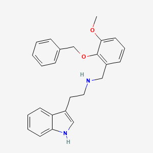 N-[2-(benzyloxy)-3-methoxybenzyl]-2-(1H-indol-3-yl)ethanamine