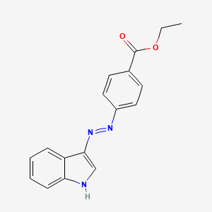 ethyl 4-[(E)-1H-indol-3-yldiazenyl]benzoate