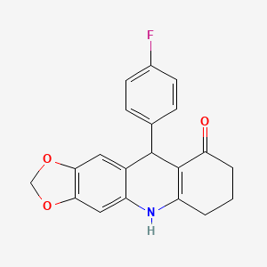 10-(4-fluorophenyl)-6,7,8,10-tetrahydro[1,3]dioxolo[4,5-b]acridin-9(5H)-one